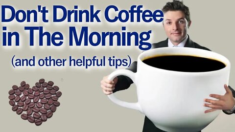 TikTok Doctor says Don't drink Coffee in the Morning. Medical Genius!