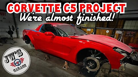 Almost finished with the corvette C5 FRC project!