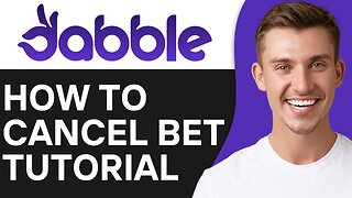 HOW TO CANCEL BET ON DABBLE