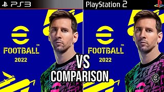 eFootball PES 2022 PS3 Vs PS2