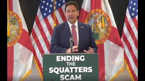Ron DeSantis Signs Squatter Crackdown Bill in Florida