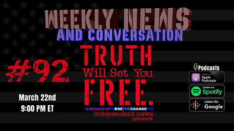Truth Will Set You Free Episode #92 3.22.22