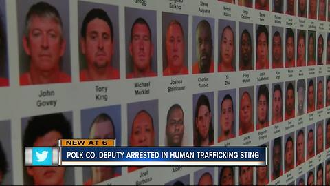 Polk Co. deputy arrested in human trafficking sting