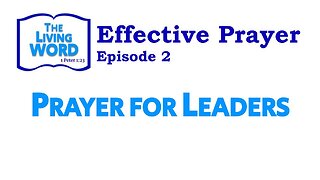 Prayer for Leaders