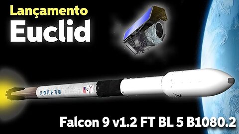 (REPLAY) LANÇAMENTO DO FOGUETE FALCON 9 B1080.2 COM O SATÉLITE EUCLID