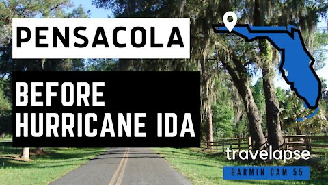 Before Hurricane Ida Pensacola | Dashcam August 2021