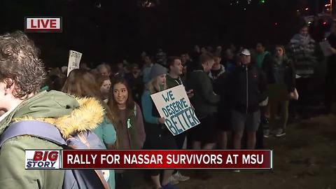 Michigan State University students to hold march for Nassar survivors
