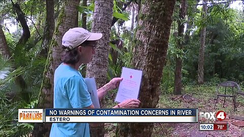 High levels of fecal bacteria found in Estero River