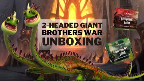 Opening building Bros War. Two Headed Giant