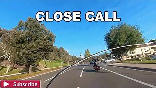 When You See Harley Lights Coming At You, Let Them Go By #closecall