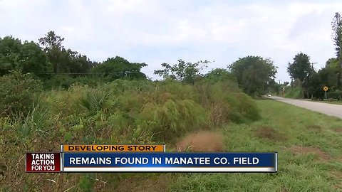 Authorities trying to identify bones found in Manatee Co. field on Halloween