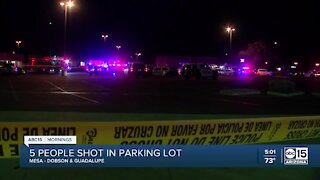 At least 5 people shot in Mesa parking lot