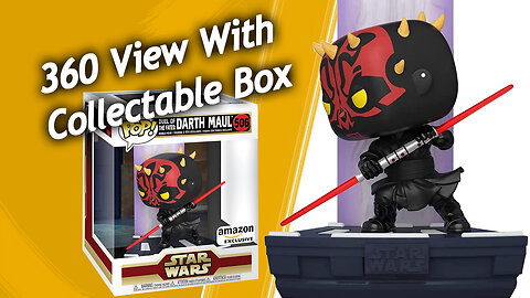 Darth Maul #506 Deluxe Star Wars Exclusive Funko Pop, Collectables, 360 View, Product Links