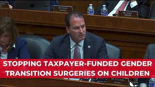 Stopping taxpayer-funded gender transition surgeries on children