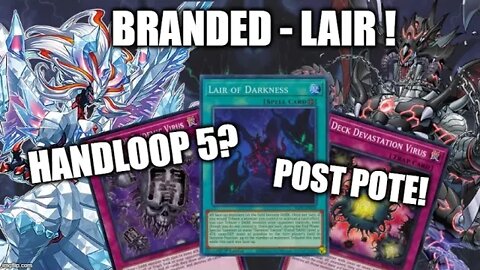 BRANDED LAIR / Deck Profile + Testhands / POST POTE