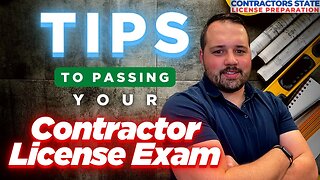 Pass your Contractors License Exams!