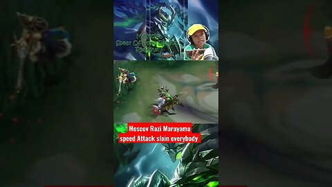 Moscov Razi Maruyama slain Everybody with speed Attack #razimaruyama #savage #mobilelegend