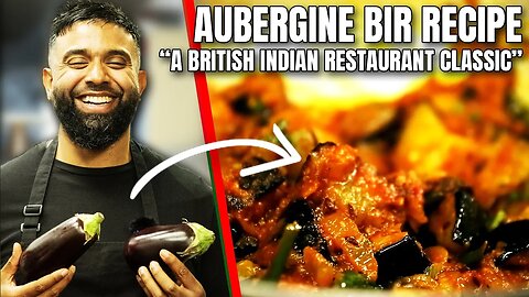 Delicious British Indian Restaurant-style Aubergine Recipe | Easy Eggplant/Brinjol Curry