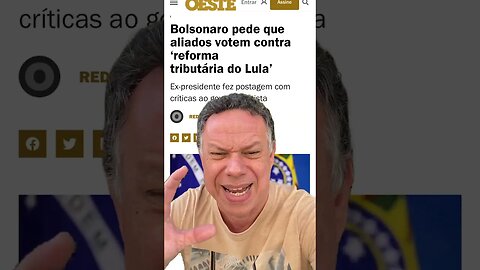 Bolsonaro pede que deputados votem contra reforma tributária #shortsvideo