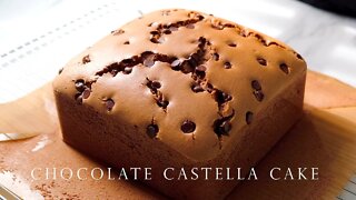 台灣巧克力古早味蛋糕 ┃Taiwanese Chocolate Castella Cake┃ASMR