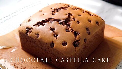 台灣巧克力古早味蛋糕 ┃Taiwanese Chocolate Castella Cake┃ASMR