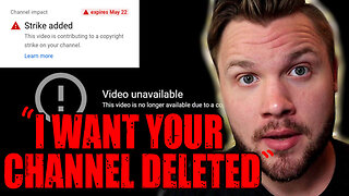 My Channel JUST Got FALSELY Struck.. A Threat To SUE & DELETE .. I'll Explain Why..