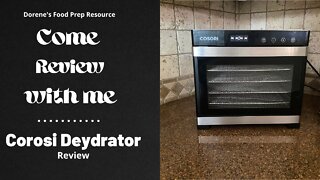 Corosi Dehydrator Review - Stackable vs Cabinet Style