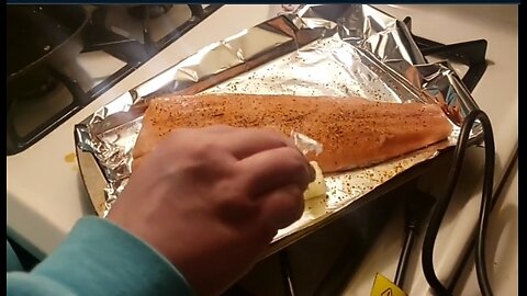 Baked fish in the oven