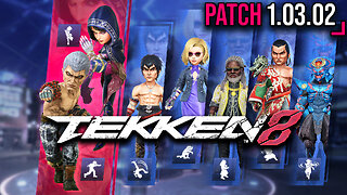 🔴 LIVE BALANCE PATCH UPDATE 1.03.02 🥊 KING OF THE HILL & RANKED 👑 NEW AVATAR SKINS IN TEKKEN SHOP