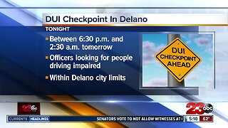 DPB holding dui checkpoint Friday