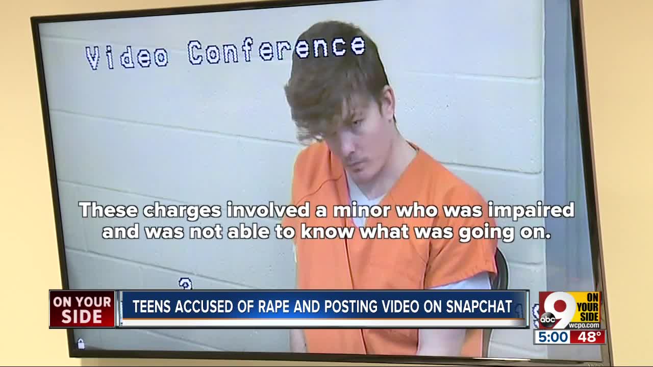 Teens accused of raping girl, posting video to Snapchat