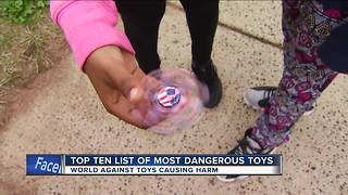 Fidget spinners top this year's 'worst toys' list