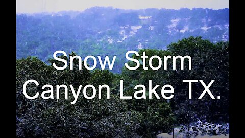 Snow Storm Canyon Lake
