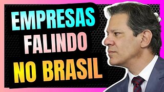 BRASIL perde 400 MIL EMPRESAS nos PRIMEIROS 6 MESES do GOVERNO LULA