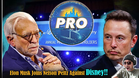 Elon Musk Joins Nelson Peltz Against Bob Iger!!