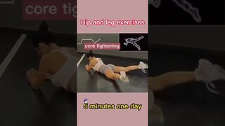 Hip and leg exercise😍 #exerciseathome #legsmehndi