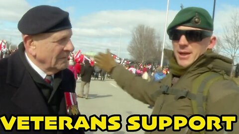 Veterans Stand Up to Ambassador Bridge Blockade