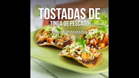 Tinga Fish Tostadas