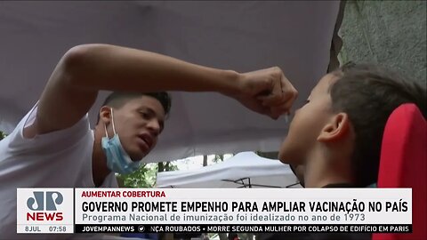 Governo promete empenho para ampliar vacinação no país