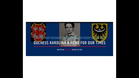 Duchess Karolina A Hero For Our Times