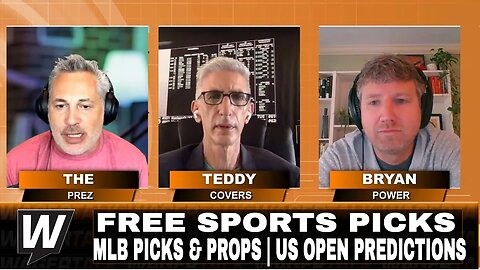 Free Sports Picks | WagerTalk Today | US Open Predictions | MLB Picks & Props Today | June 13