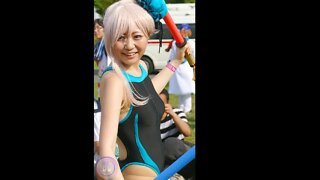 [Mobile] Swimsuit Cosplay Comiket コミケット コスプレ レイヤー Fancam コミケ