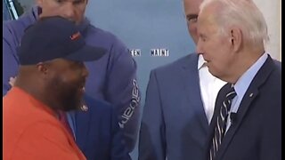 biden PUNCHES black man!