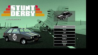 Stunt Derby Demo PC Gameplay