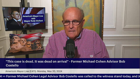 America's Mayor Live (E411): "This case is dead. It was dead on arrival" - Fmr Michael Cohen Advisor