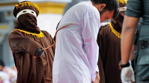 Two Gay Men Were Publicly Caned In Indonesia