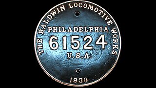 AT&SF 5000 Restoration Work - Episode 4 "Baldwin Locomotive Works Builder's Plate Duplication"