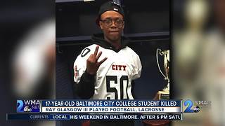 17 year old baltimore city college student killed