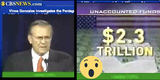 "The Day Before 9/11" - A Wild CBS Report About $2.3 Trillion Dollars Lost From Military Budget!