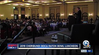 2019 Cheribundi Boca Raton Bowl luncheon